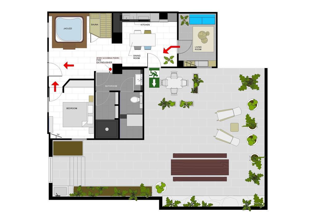 Luxury Apartment Spa "Marina" Makarska Rom bilde